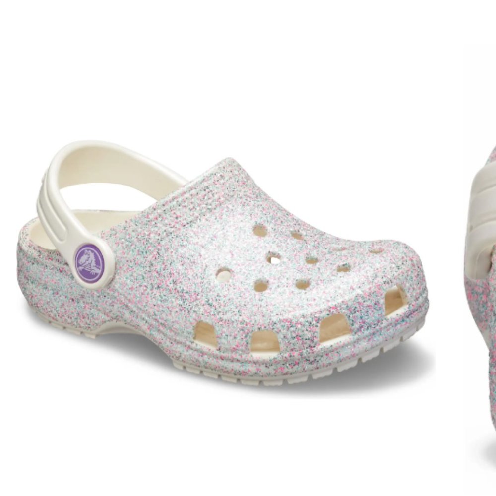 Kids' Classic Glitter Clog Size: 7 (Toddler)
